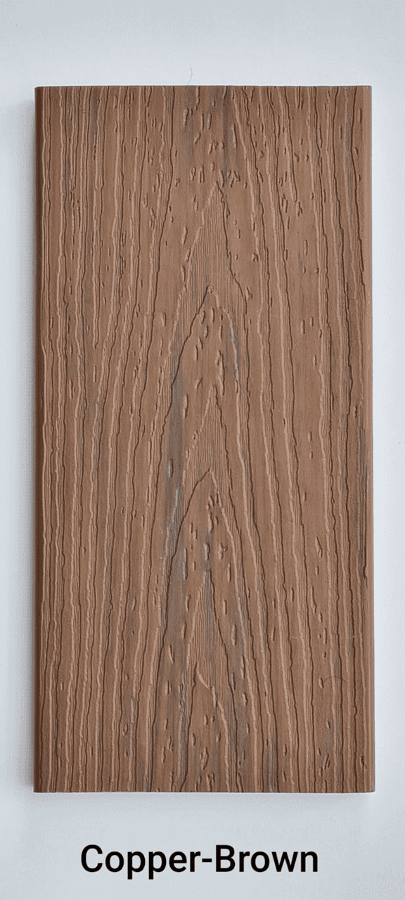 Copper Brown composite decking Melbourne - Tuff Deck